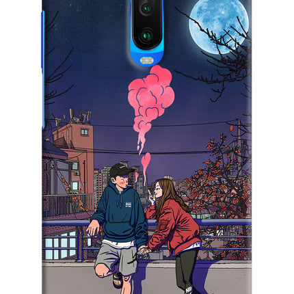 Chilling Couple Poco X2 Hard Case Back Cover by Casekaro