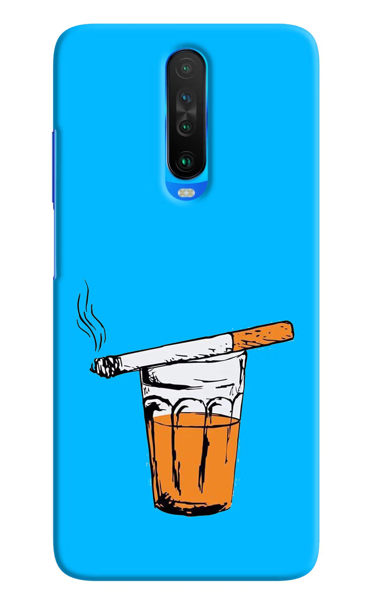 Chai Sutta Poco X2 Hard Case Back Cover by Casekaro