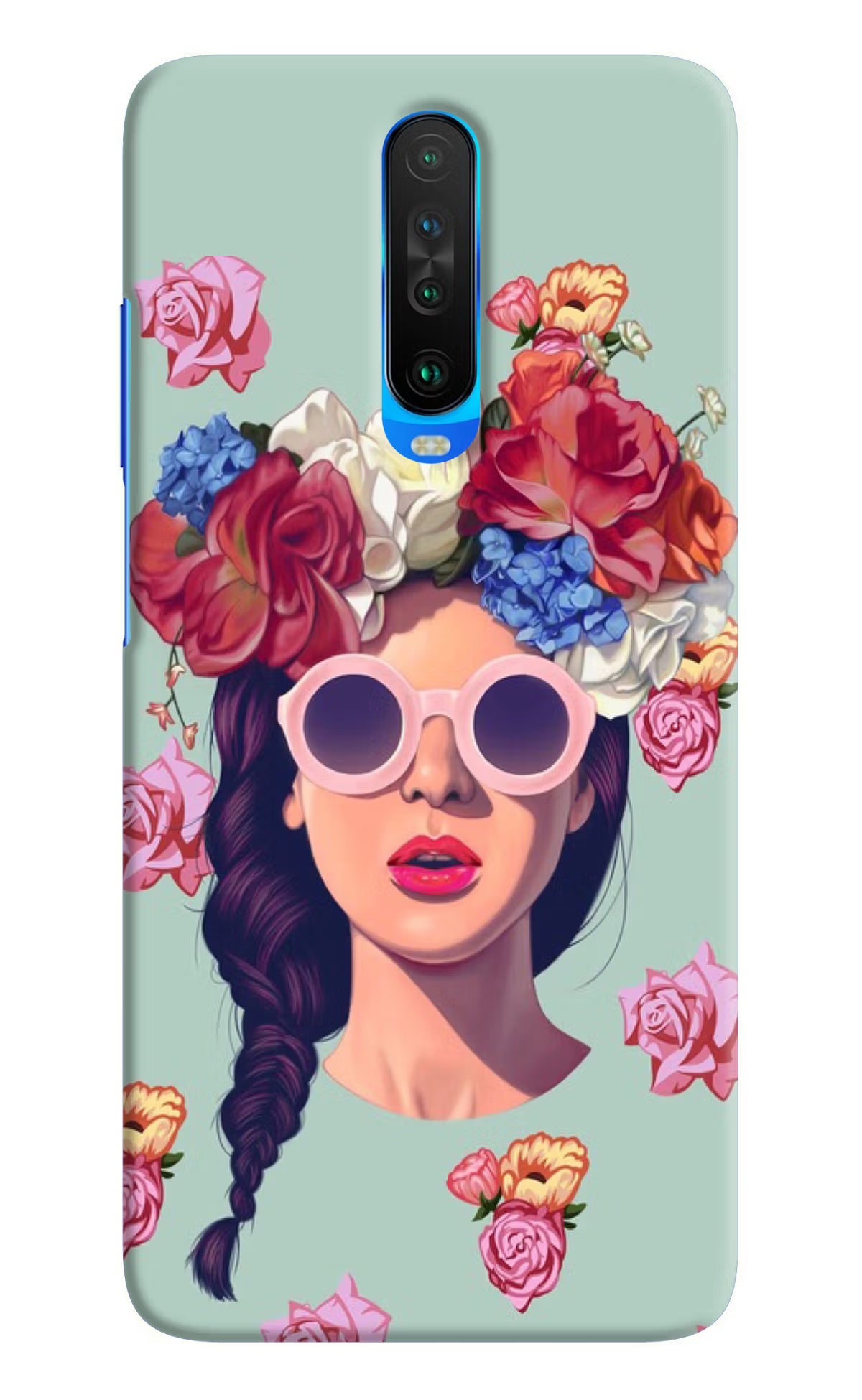 Pretty Girl Poco X2 Hard Case Back Cover by Casekaro
