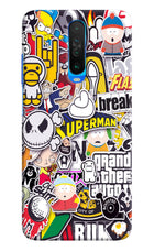 Sticker Bomb Poco X2 Hard Case Back Cover by Casekaro