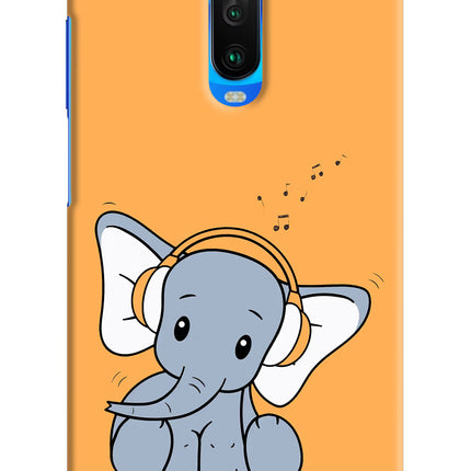 High On Music Poco X2 Hard Case Back Cover by Casekaro