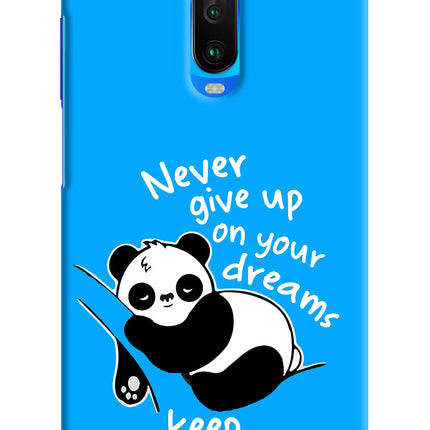 Keep Sleeping Poco X2 Hard Case Back Cover by Casekaro