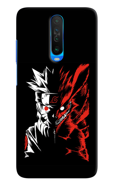 Naruto Two Face Poco X2 Back Cover
