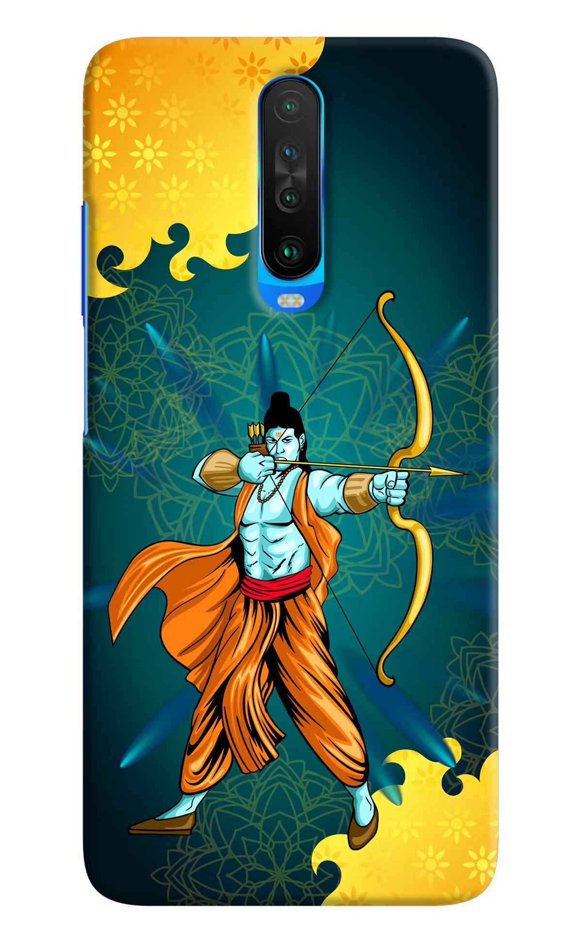 Lord Ram - 6 Poco X2 Hard Case Back Cover by Casekaro