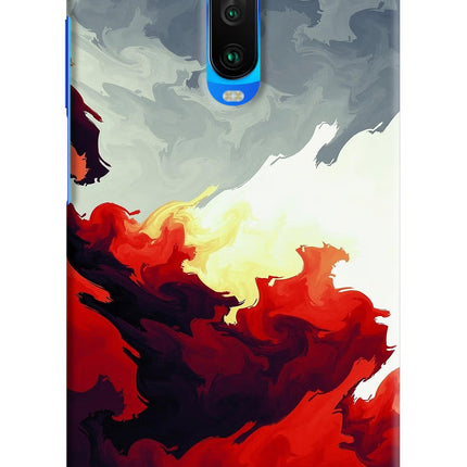 Fire Cloud Poco X2 Hard Case Back Cover by Casekaro