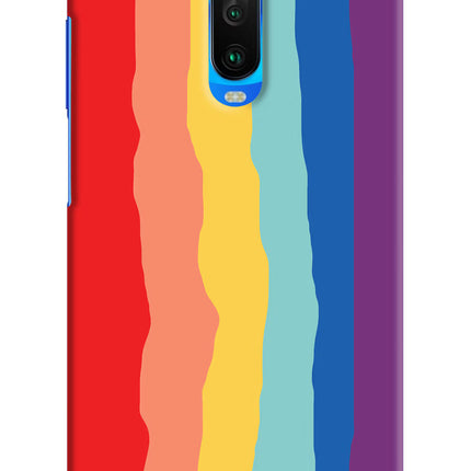 Rainbow Poco X2 Hard Case Back Cover by Casekaro