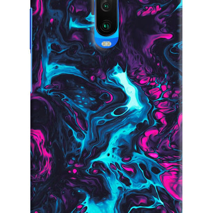 Abstract Poco X2 Hard Case Back Cover by Casekaro