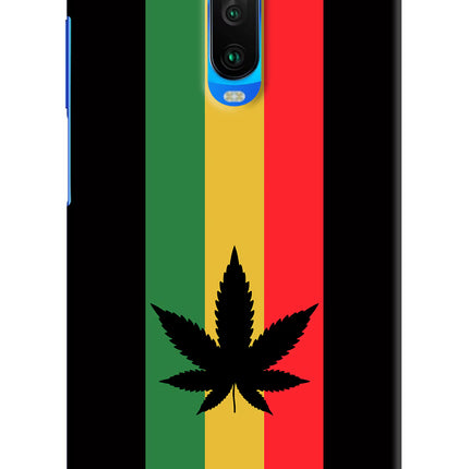 Weed Flag Poco X2 Hard Case Back Cover by Casekaro