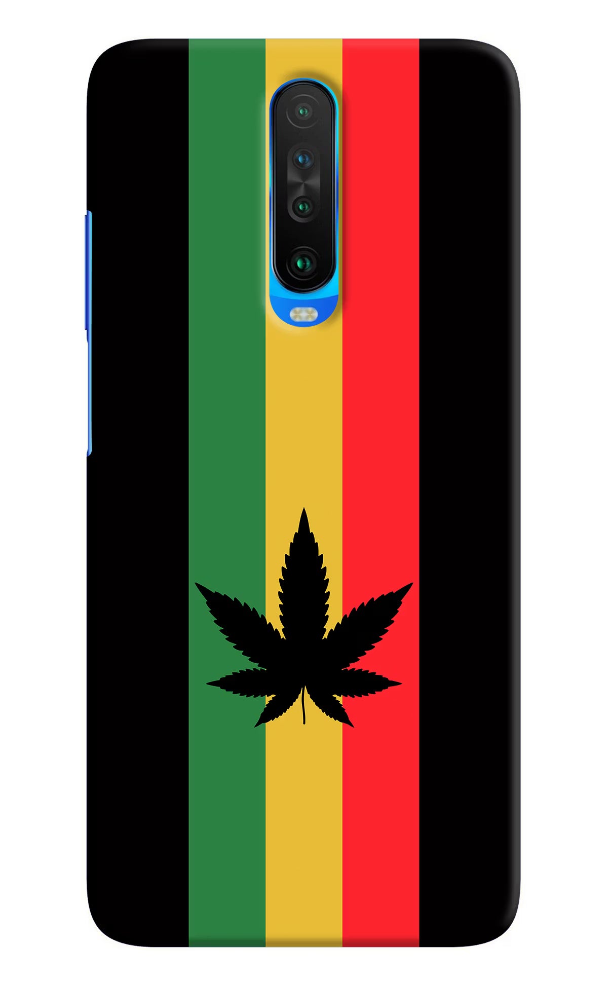 Weed Flag Poco X2 Hard Case Back Cover by Casekaro