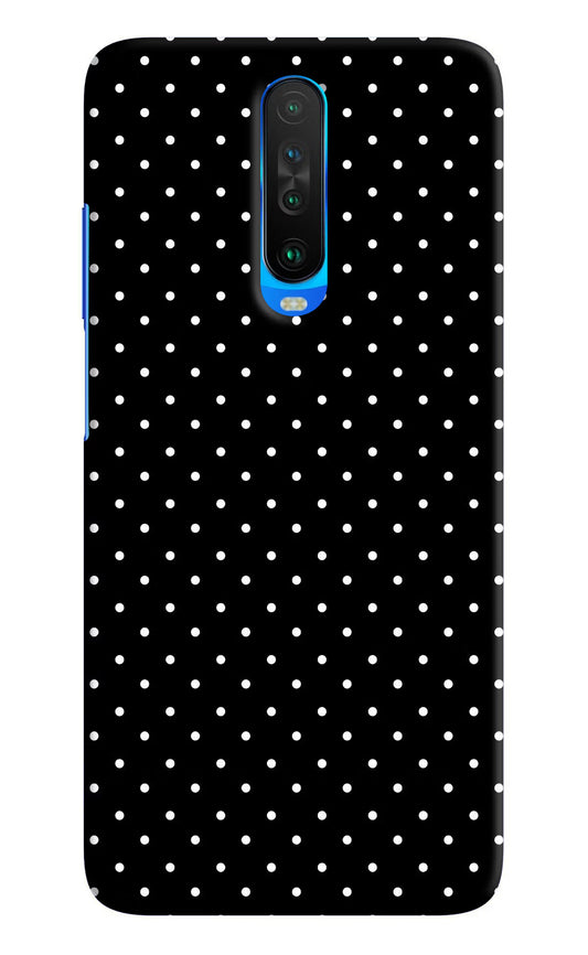 White Dots Poco X2 Hard Case Back Cover by Casekaro
