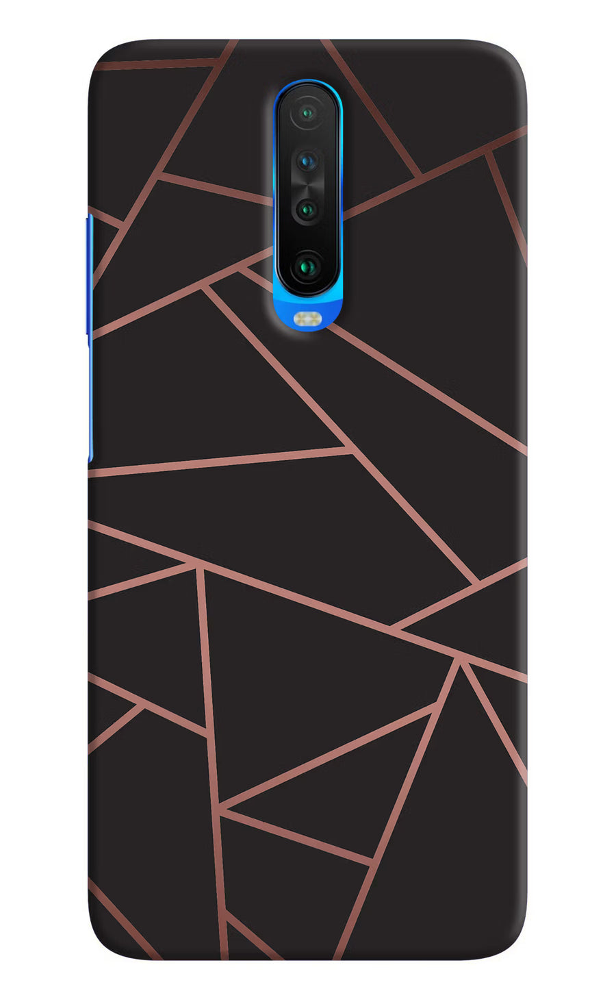Geometric Pattern Poco X2 Back Cover, Hard case