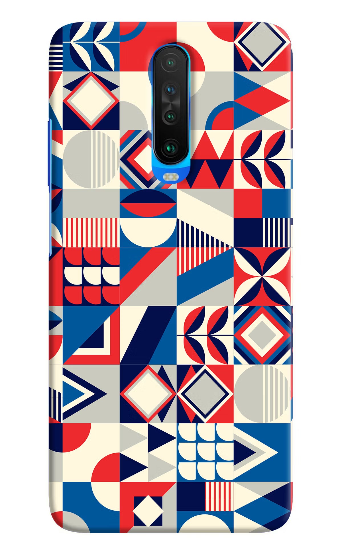 Colorful Pattern Poco X2 Hard Case Back Cover by Casekaro