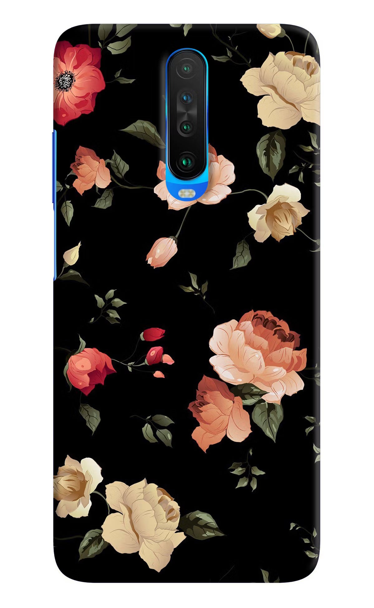 Flowers Poco X2 Hard Case Back Cover by Casekaro