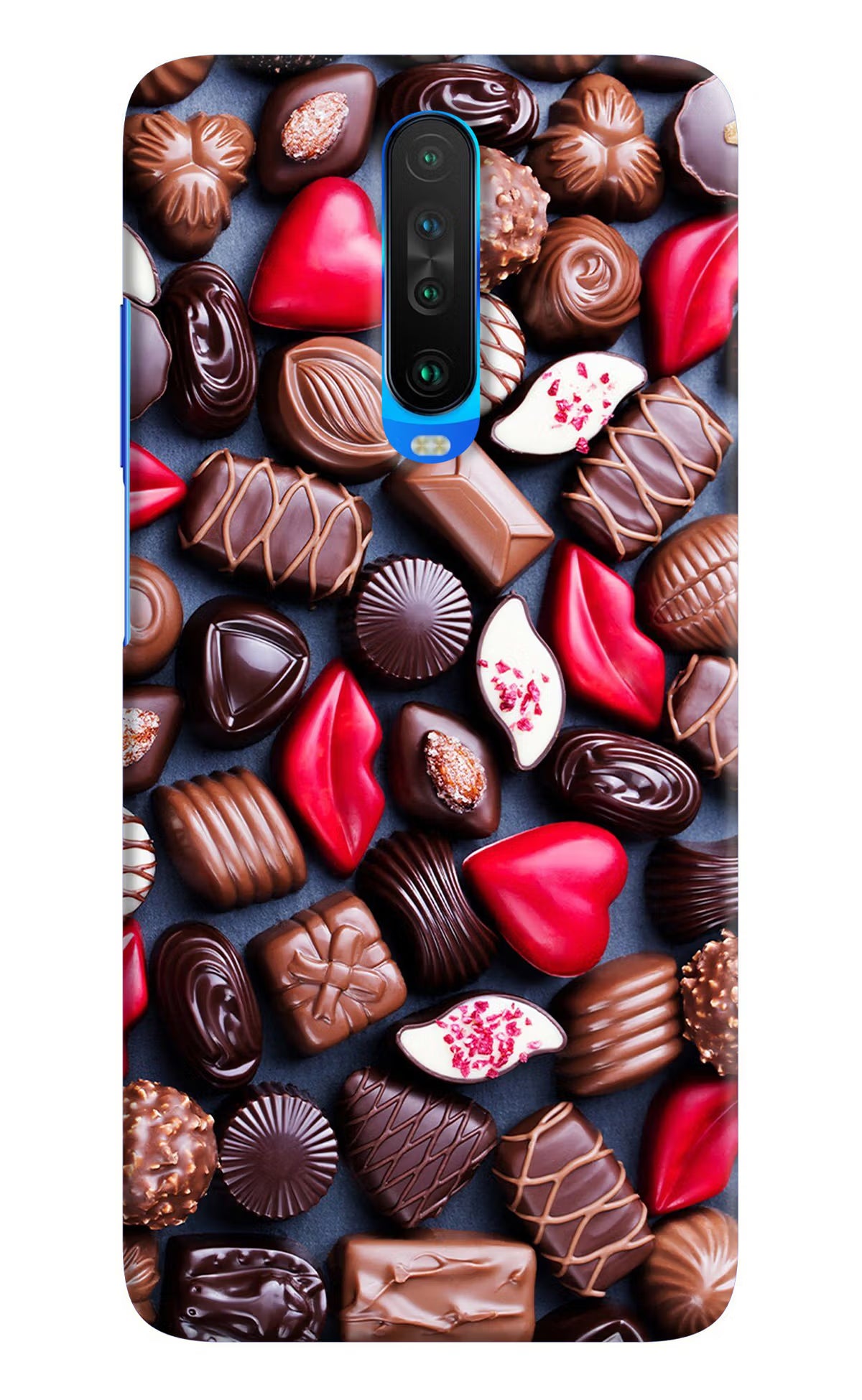 Chocolates Poco X2 Hard Case Back Cover by Casekaro