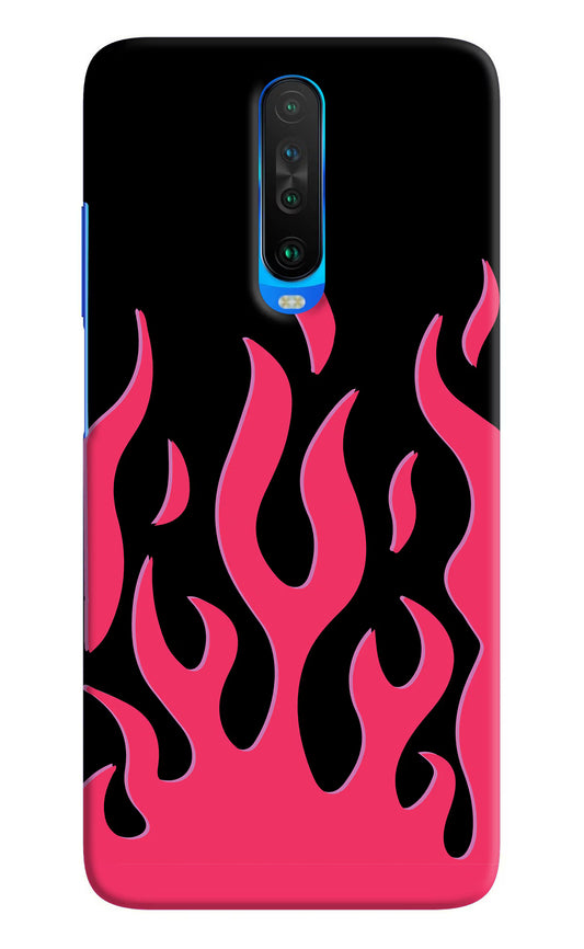 Fire Flames Poco X2 Hard Case Back Cover by Casekaro