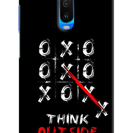 Think out of the BOX Poco X2 Hard Case Back Cover by Casekaro