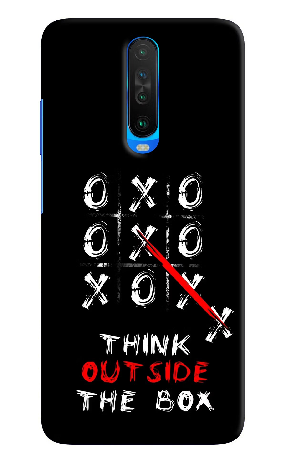 Think out of the BOX Poco X2 Hard Case Back Cover by Casekaro