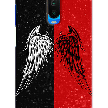Wings Poco X2 Hard Case Back Cover by Casekaro