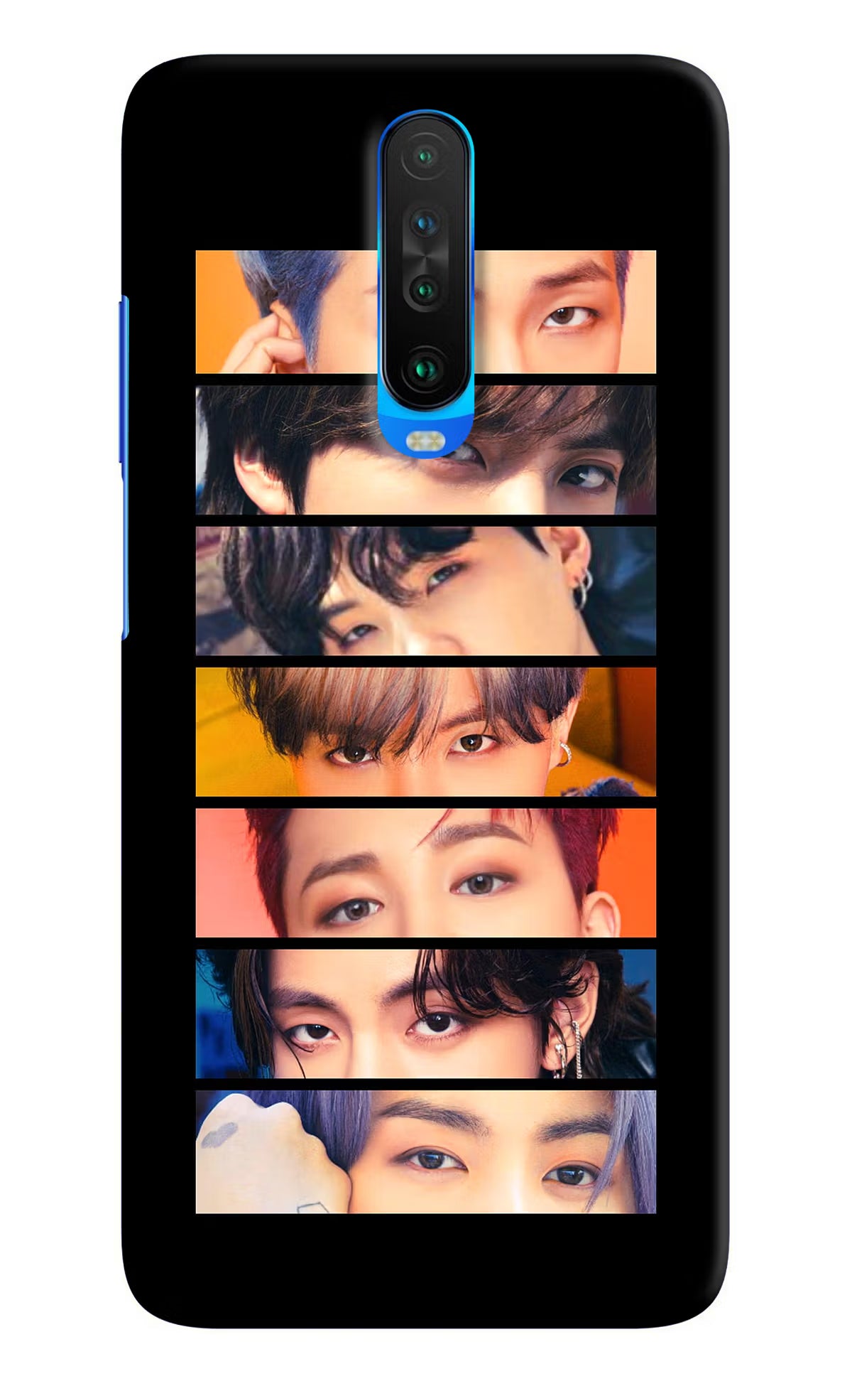 BTS Eyes Poco X2 Hard Case Back Cover by Casekaro