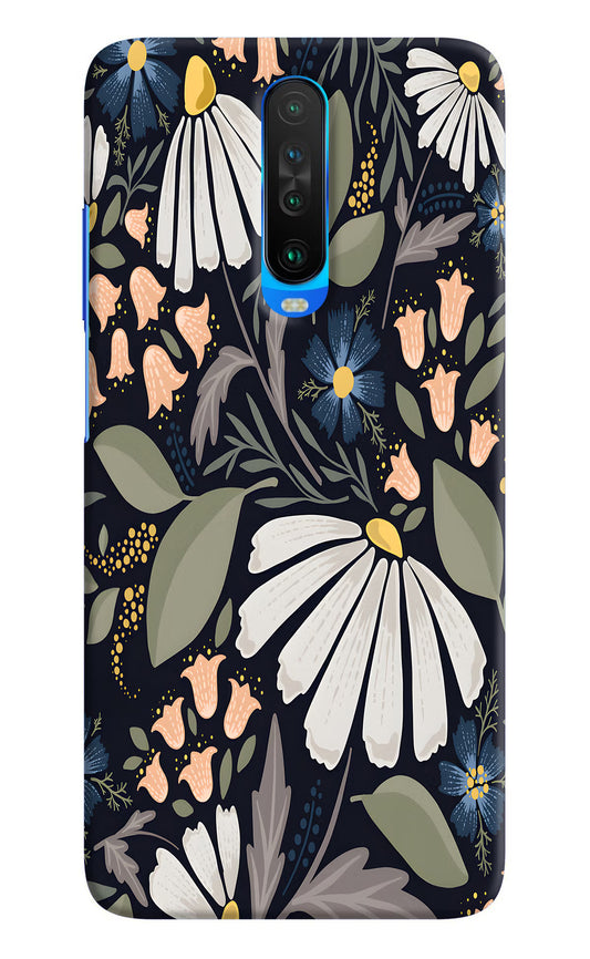 Flowers Art Poco X2 Hard Case Back Cover by Casekaro