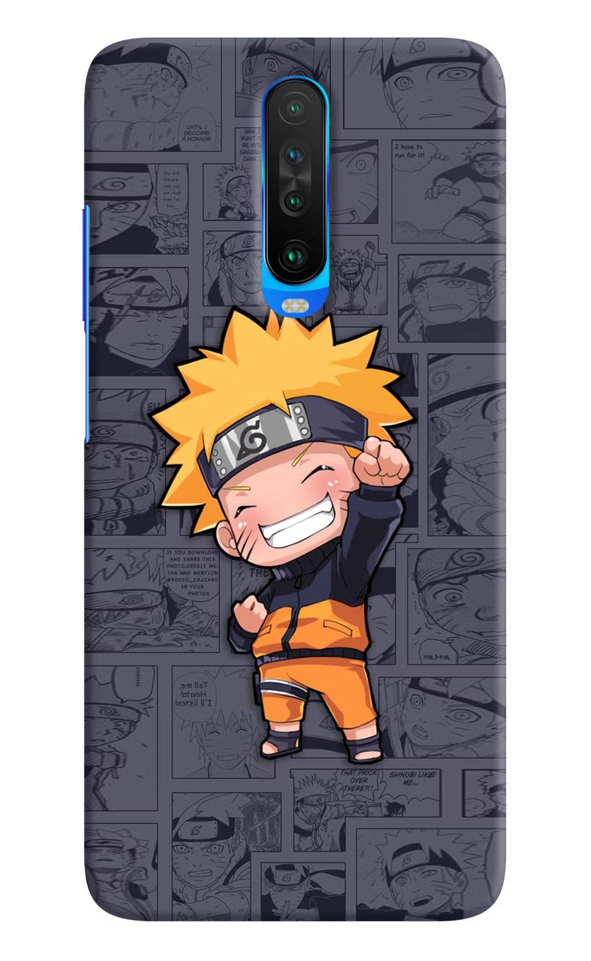 Chota Naruto Poco X2 Hard Case Back Cover by Casekaro