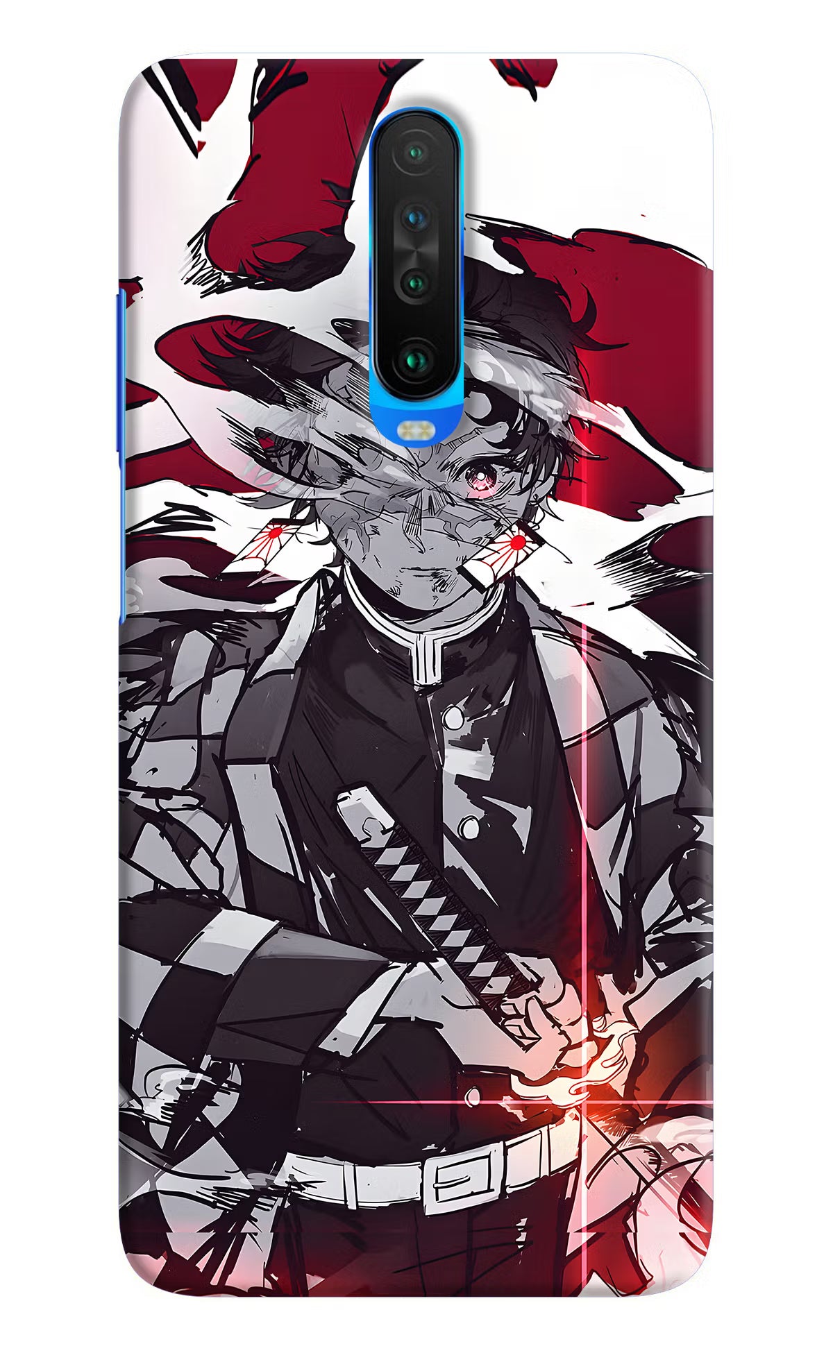 Demon Slayer Poco X2 Hard Case Back Cover by Casekaro
