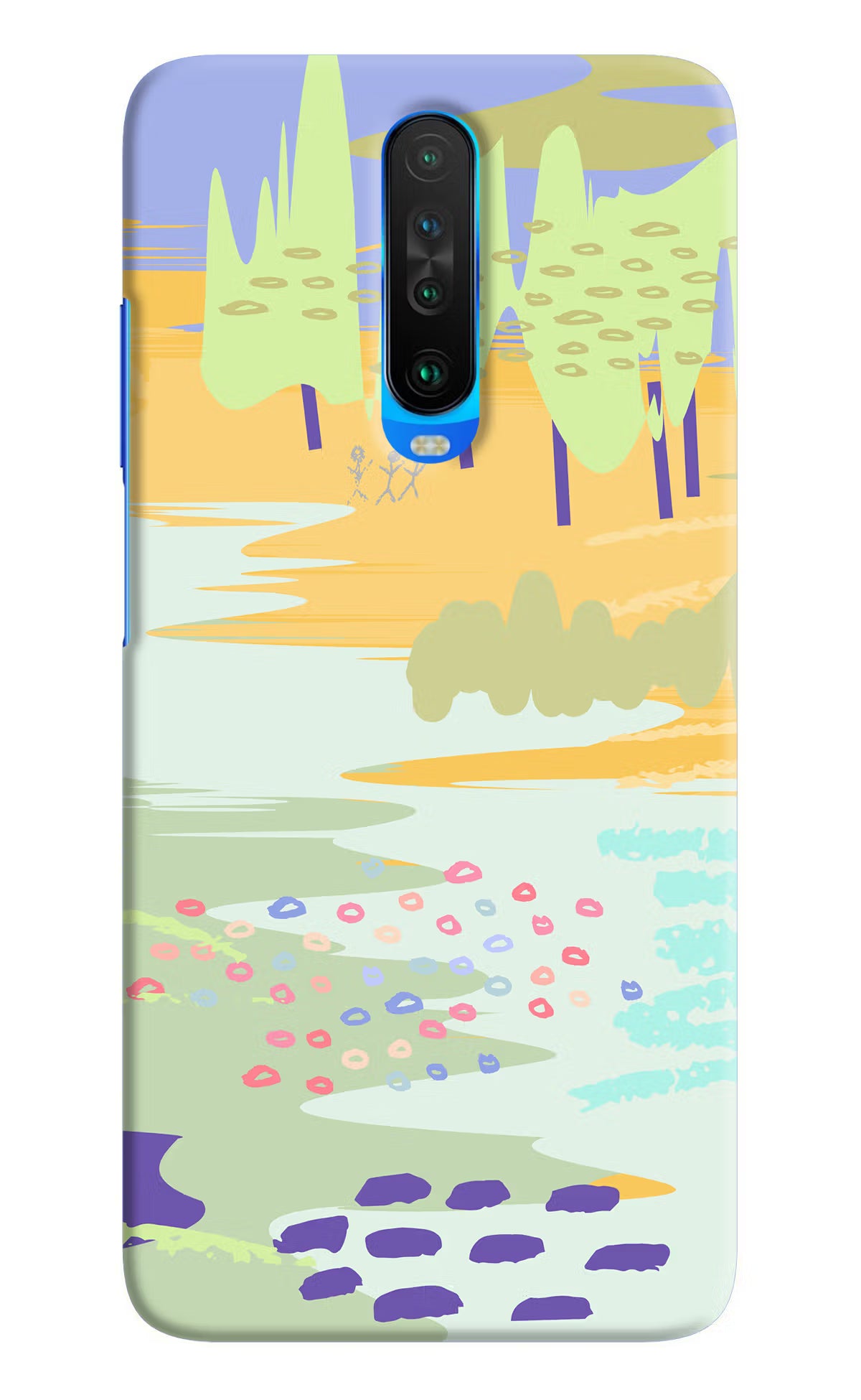 Scenery Poco X2 Hard Case Back Cover by Casekaro