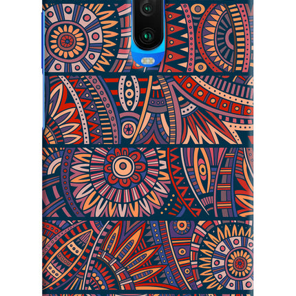 African Culture Design Poco X2 Hard Case Back Cover by Casekaro