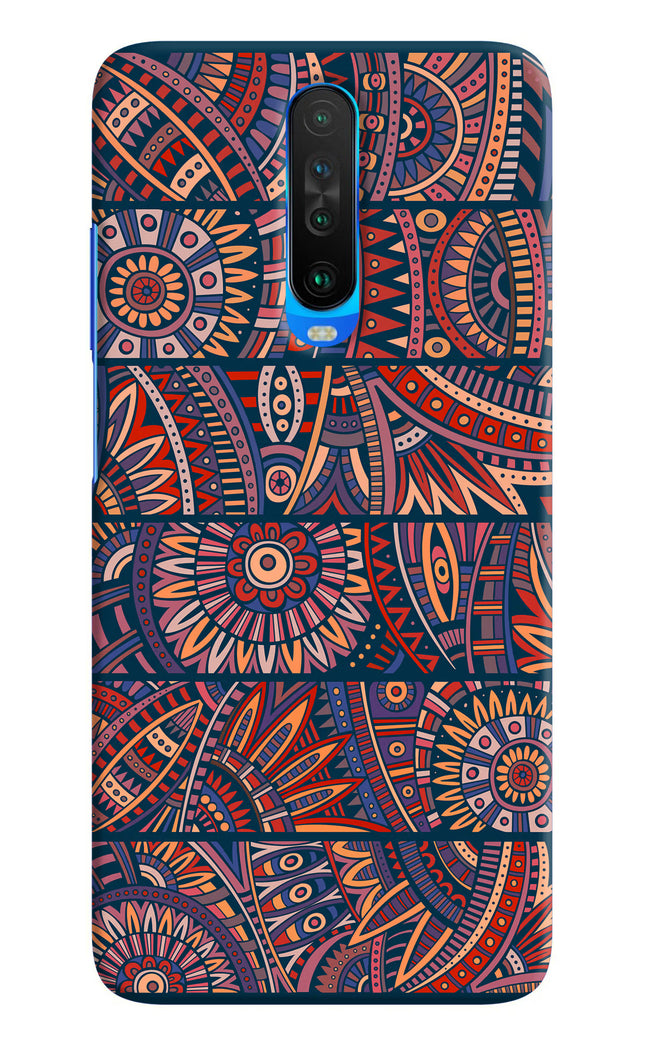 African Culture Design Poco X2 Hard Case Back Cover by Casekaro