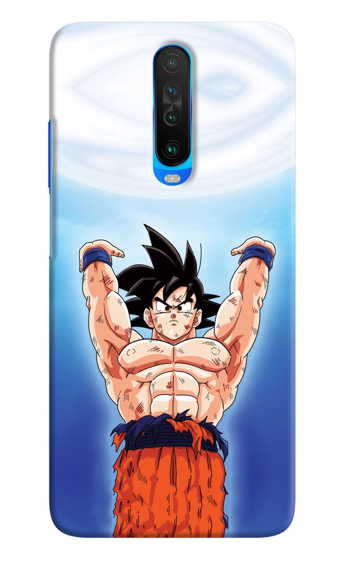 Goku Power Poco X2 Hard Case Back Cover by Casekaro