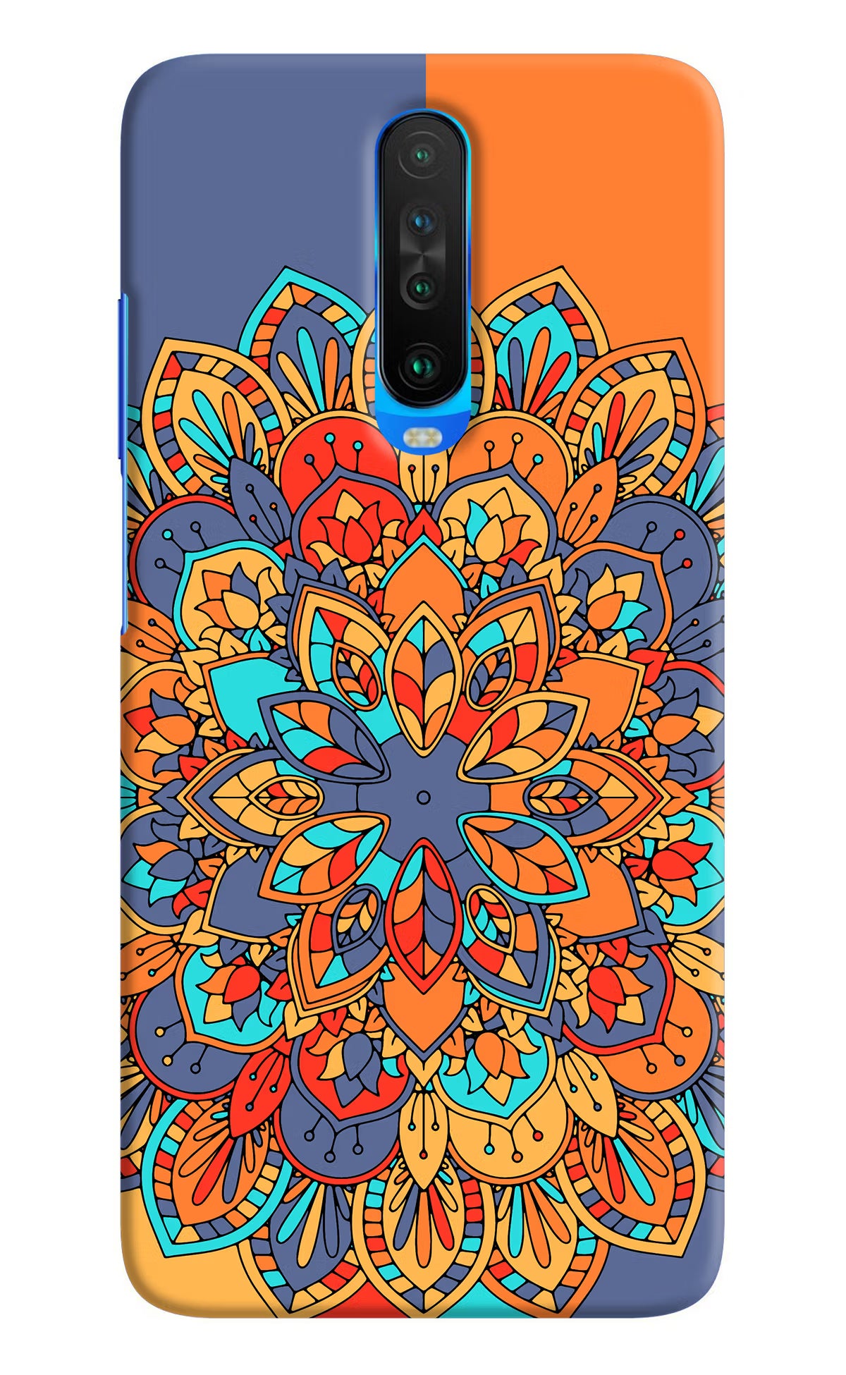 Color Mandala Poco X2 Hard Case Back Cover by Casekaro