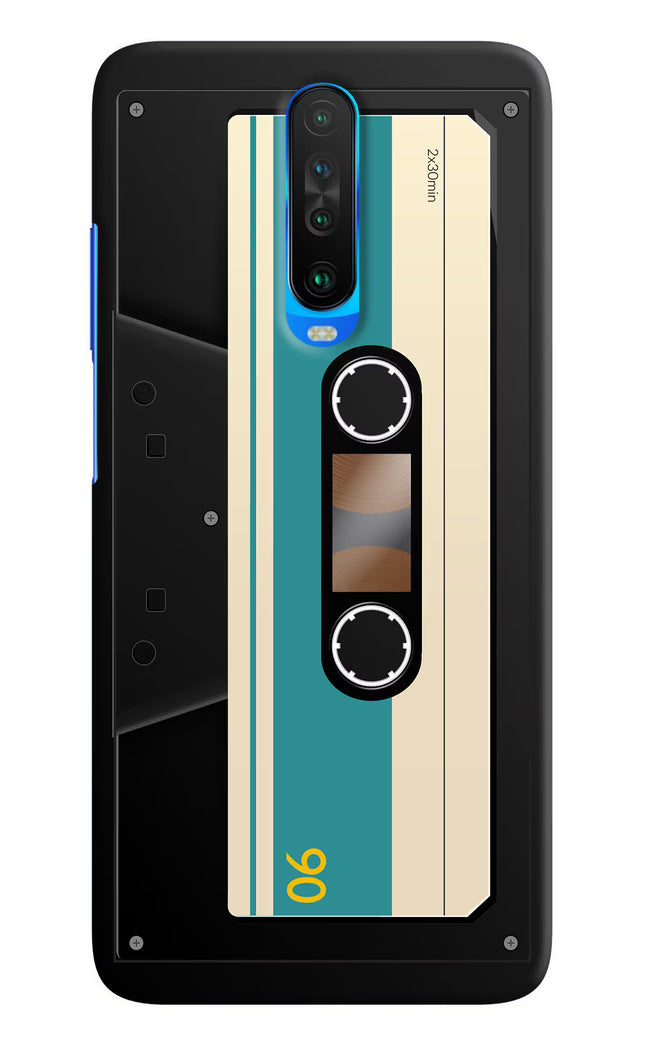 Cassette Poco X2 Hard Case Back Cover by Casekaro