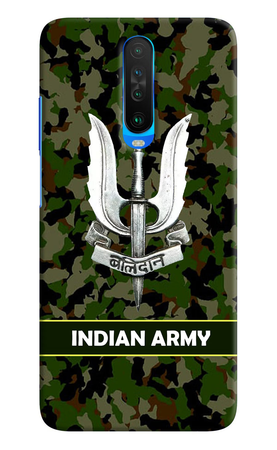 Balidan Indian Logo Poco X2 Back Cover, Hard case