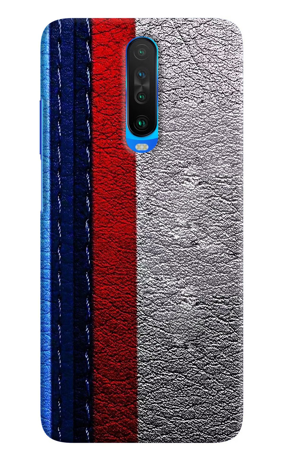 BMW Stripes Poco X2 Hard Case Back Cover by Casekaro