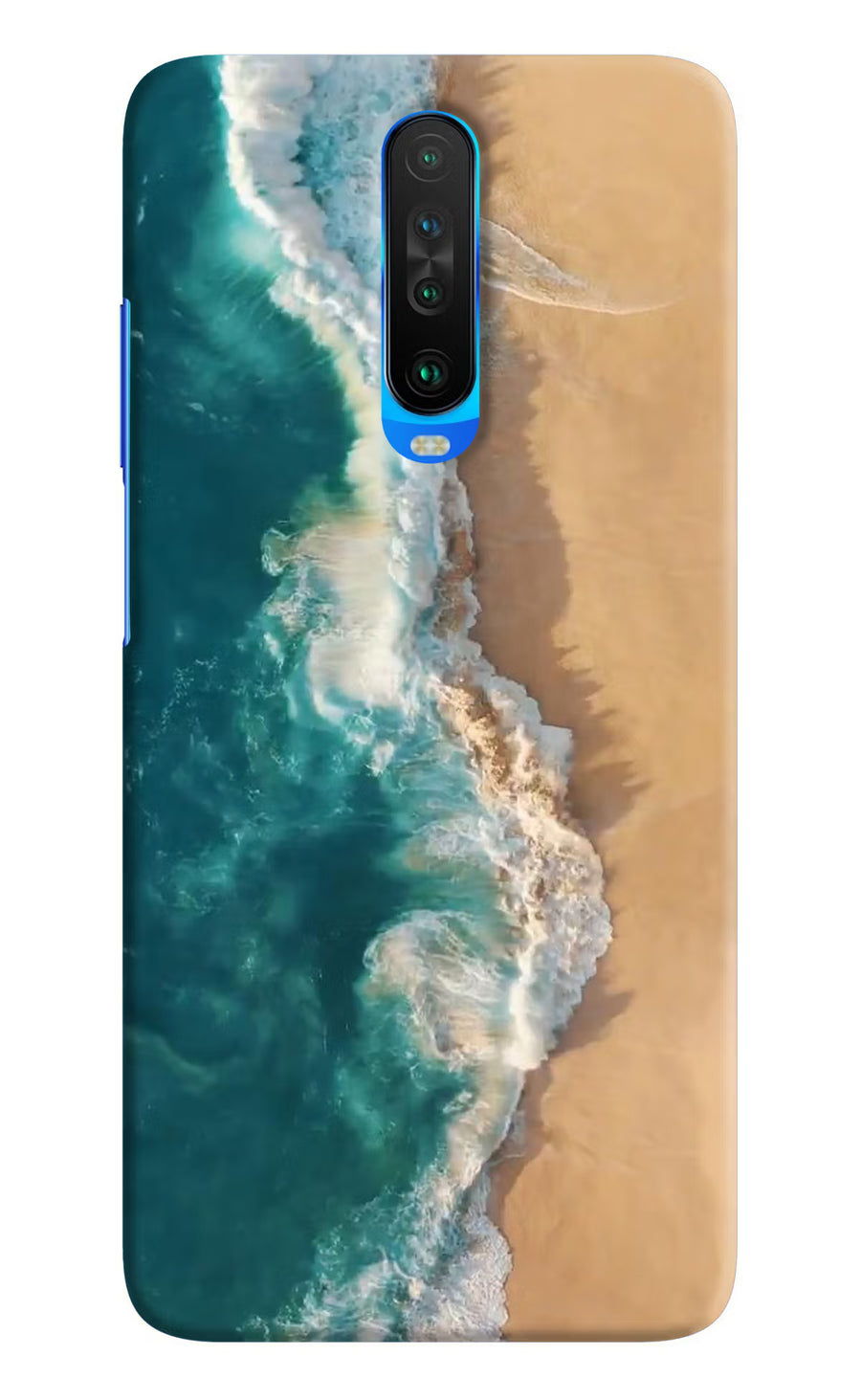 Ocean Beach Poco X2 Back Cover, Hard case