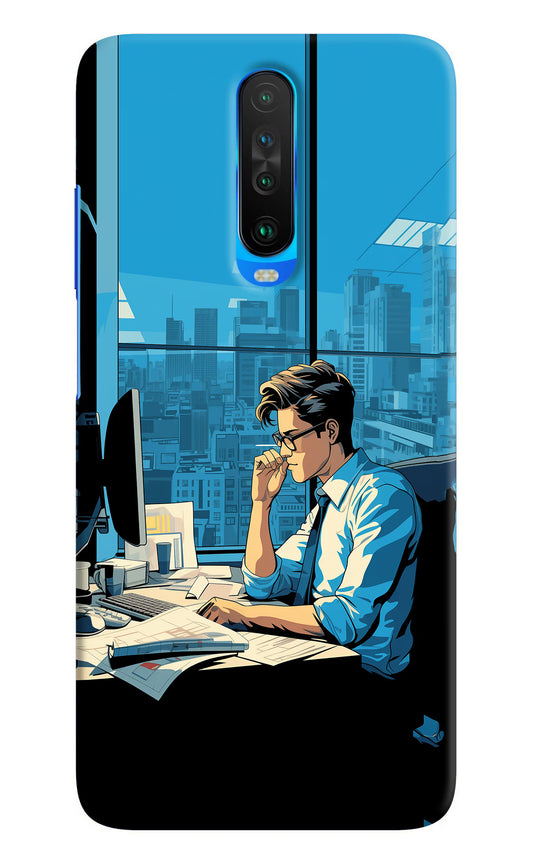 Focused Hustler (AI Generated) Poco X2 Hard Case Back Cover by Casekaro