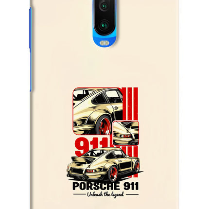 Classic Porsche 911 Poco X2 Hard Case Back Cover by Casekaro