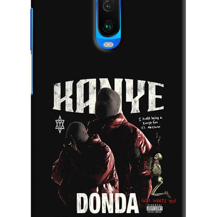 Donda Kanye West Poco X2 Hard Case Back Cover by Casekaro