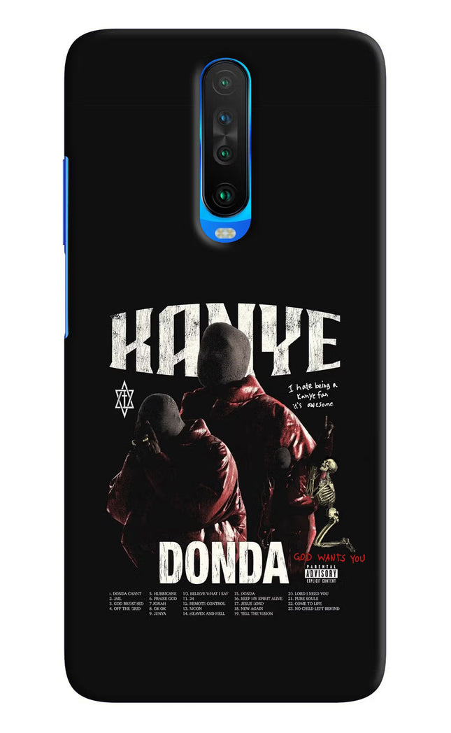 Donda Kanye West Poco X2 Hard Case Back Cover by Casekaro