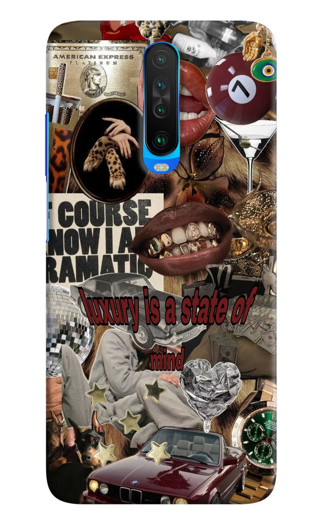 Luxury Poco X2 Hard Case Back Cover by Casekaro