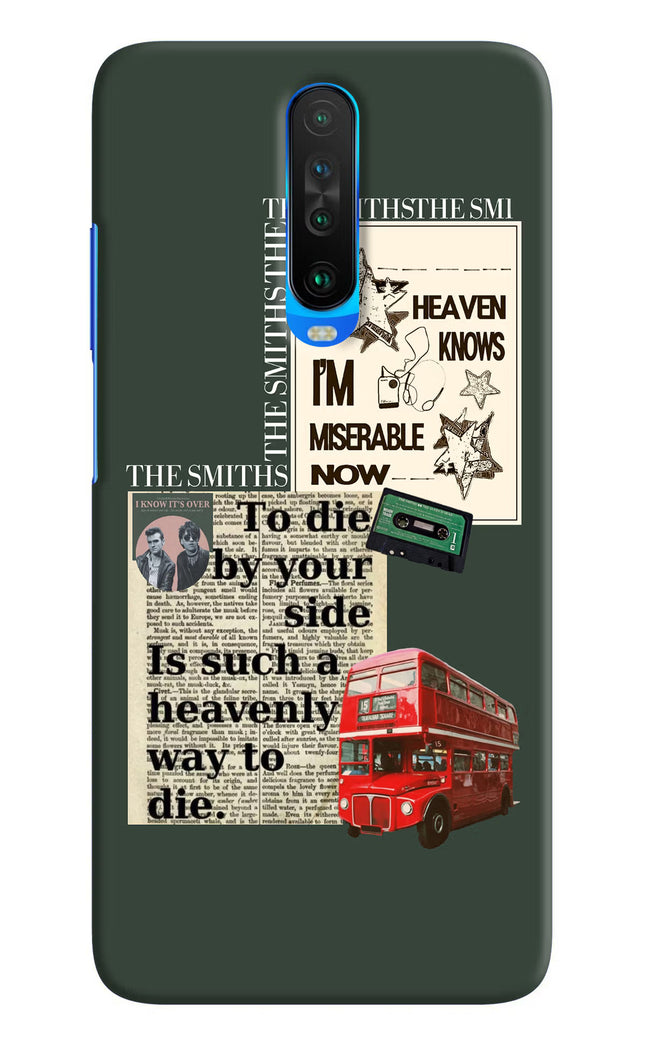 The Smiths Poco X2 Hard Case Back Cover by Casekaro