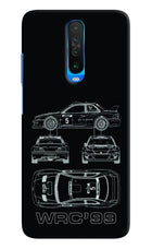 WRC'99 Poco X2 Hard Case Back Cover by Casekaro