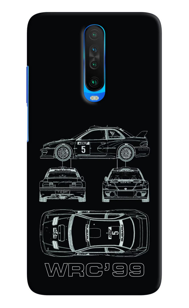 WRC'99 Poco X2 Hard Case Back Cover by Casekaro