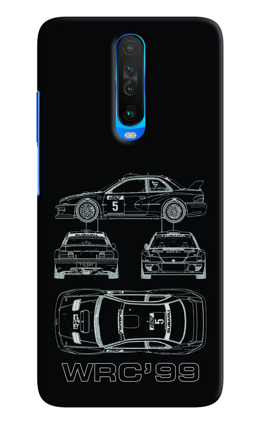 WRC'99 Poco X2 Back Cover, Hard case