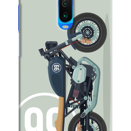 Classic Cafe Racer 99 Poco X2 Hard Case Back Cover by Casekaro