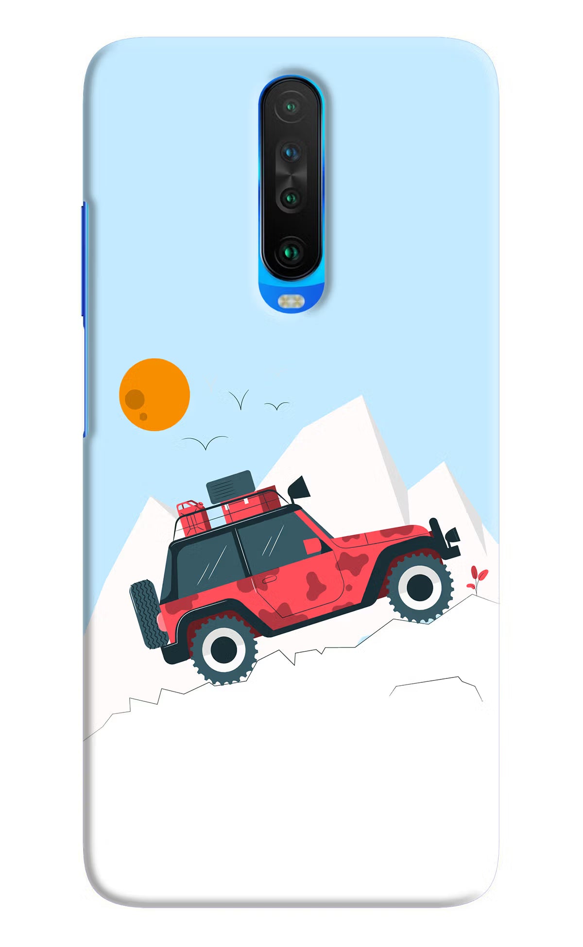 Mountain Trail Beast Poco X2 Hard Case Back Cover by Casekaro