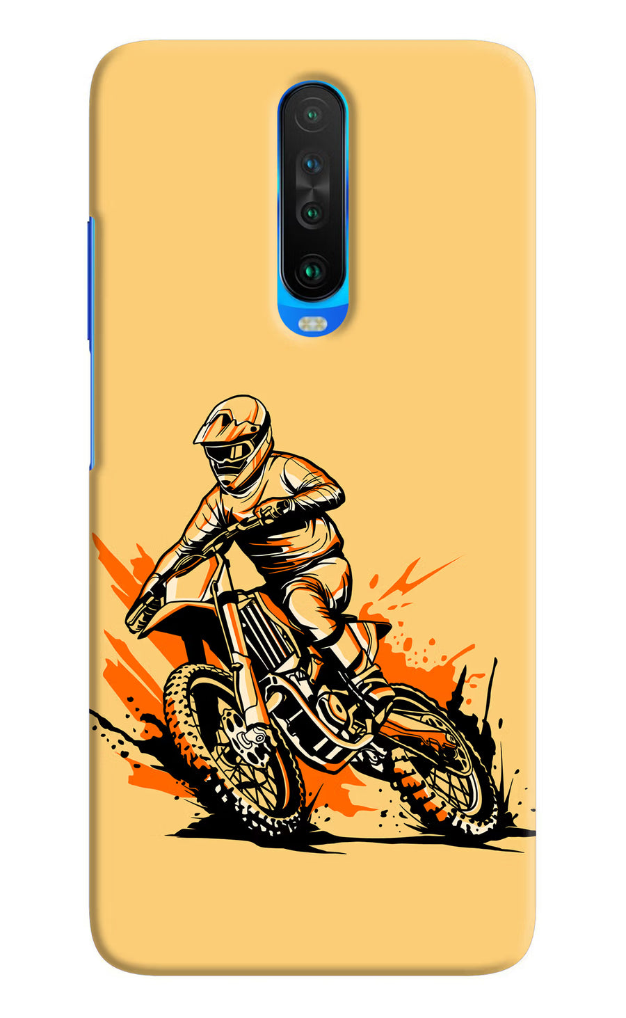 Off-Road Fury Poco X2 Back Cover, Hard case