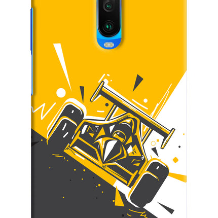 Track King Poco X2 Hard Case Back Cover by Casekaro