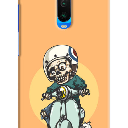 Undead Biker Poco X2 Hard Case Back Cover by Casekaro