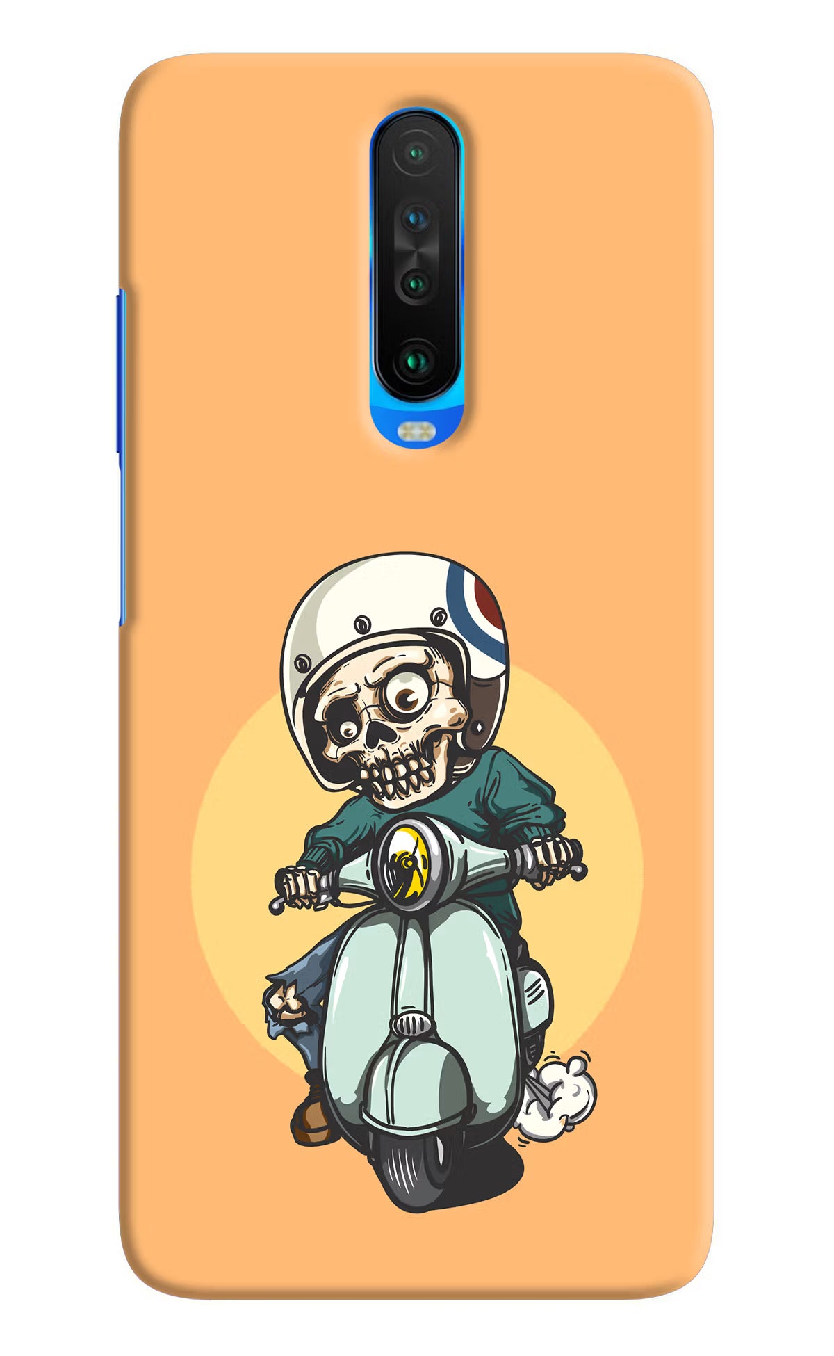 Undead Biker Poco X2 Hard Case Back Cover by Casekaro